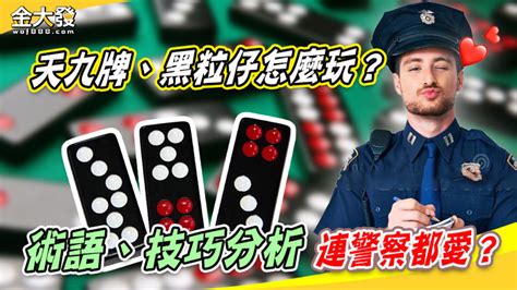 黑粒仔禁忌|天九牌、黑粒仔怎麼玩？術語、技巧分析, 連警察都愛？